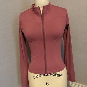 Otherwild Mauve Zip-Up Sweatshirt
